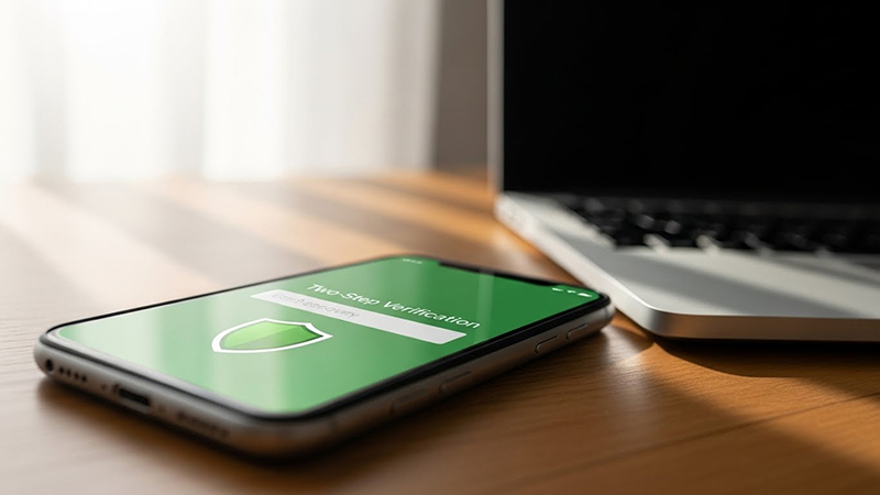 تصویر پیام هشدار ورود غیرمجاز به واتساپ روی گوشی سامسونگ